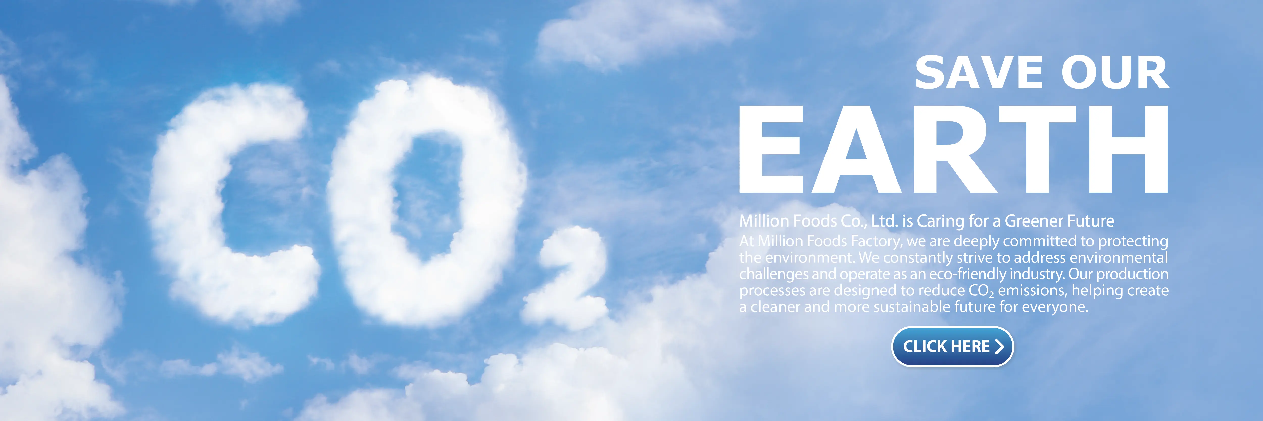 A banner image showing a lush green forest with the text 'Save our Earth'.